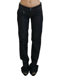 CoSTUME NATIONAL - Blue Low Waist Straight Denim Pants Jeans - Lyst