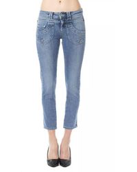 Ungaro Fever - Light Blue Cotton Jeans & Pant - Lyst