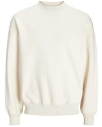 Jack & Jones - Beige Cotton Sweater - Lyst