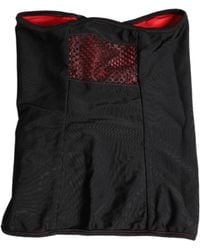 Dolce & Gabbana - Nylon Knitted Neck Warmer Balaclava Scarf - Lyst