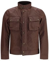Belstaff - Brown Cotton Full - Lyst