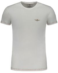 Aeronautica Militare - Cotton T-Shirt - Lyst