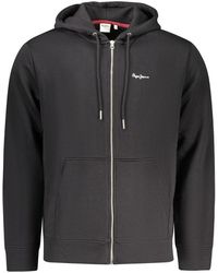 Pepe Jeans - Black Cotton Men's Sweatshirt - Lyst
