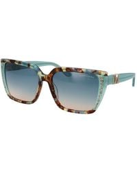 MARCIANO BY GUESS - Turquoise Acetate Sunglasses - Lyst