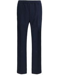 Gucci - Blue Polyester Casual Pants - Lyst
