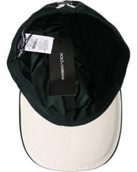 Dolce & Gabbana - Deep Cotton Baseball Cap 6 Panels Hat Elastane - Lyst