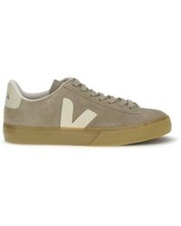 Veja - Beige Calf Leather Bos Taurus Sneakers - Lyst