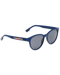 Lacoste - Blue Injected Sunglasses - Lyst