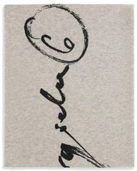 MM6 by Maison Margiela - Gray Wool Oves Aries Scarf - Lyst