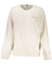 Tommy Hilfiger - Beige Cotton 's Sweatshirt - Lyst