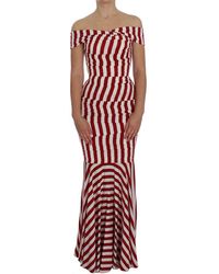 Dolce & Gabbana - Silk Stretch Dress - Lyst