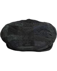 Dolce & Gabbana - Black Polyester Newsboy Men Cloth Capello Hat - Lyst