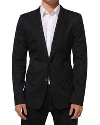 Dolce & Gabbana - Cotton 2 Buttons Suit Jacket Blazer Co+04+Pa+Se - Lyst