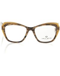 Frankie Morello - Beige Acetate 's Eyeglass Frame - Lyst