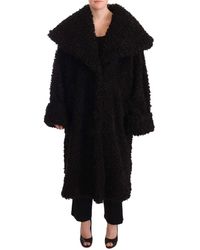 Dolce & Gabbana - Sleek Runway Fur Cape Trench Jacket - Lyst