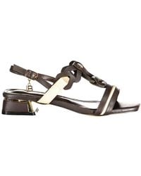 Laura Biagiotti - Brown Polyurethane 's Sandal - Lyst