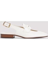 Tod's - White Cut Out Penny Leather Loafers - Lyst