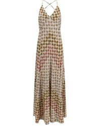 Missoni - Multicolor Viscose Long Dress - Lyst