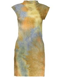 Desigual - Green Polyester Casual Dress - Lyst