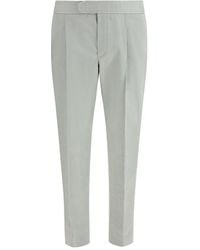 Brioni - White Linen Casual Pants - Lyst