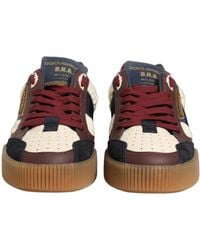 Dolce & Gabbana - Multicolor Leather Miami Low Top Men Sneakers Shoes - Lyst