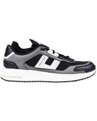ARMANI EXCHANGE - Bicolor Polyester Athletic Sneakers - Lyst
