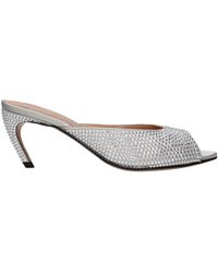 The Attico - Ada Sandals Satin - Lyst