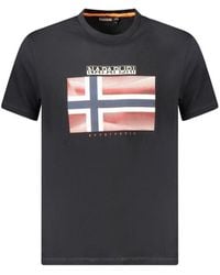Napapijri - Cotton T-Shirt - Lyst