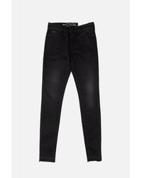 Gas - Black Cotton Skinny Jeans - Lyst