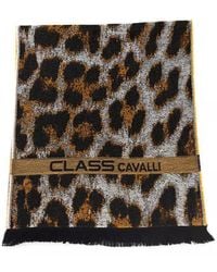 Roberto Cavalli - Wool Scarf - Lyst
