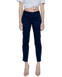 Street One - Blue Cotton Jeans & Pant - Lyst