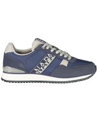 Napapijri - Blue Polyurethane Men's Sneaker - Lyst