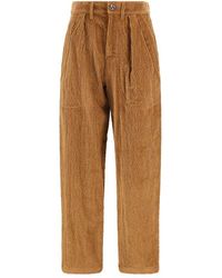 Kristina Ti - Brown Cotton Casual Pants - Lyst