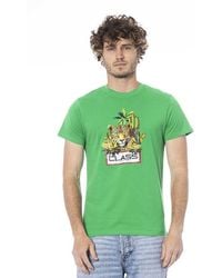 Roberto Cavalli - Green Cotton Men T - Lyst