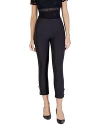 Rinascimento - Black Polyester Casual Pants - Lyst