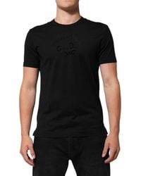 Dolce & Gabbana - Logo Embroidered Tshirt - Lyst
