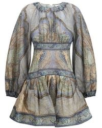 Zimmermann - Short Dresses - Lyst
