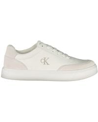 Calvin Klein - White Polyurethane Men's Sneaker - Lyst