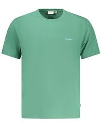 Pepe Jeans - Verde Cotton Men Shirt - Lyst