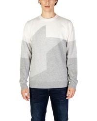 Antony Morato - Cream Acrylic Sweater - Lyst