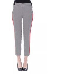 Byblos - Black Viscose Pant - Lyst