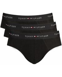Tommy Hilfiger - Black Cotton Men's Briefs - Lyst
