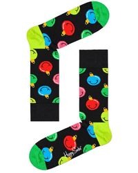 Happy Socks - Black Cotton Sock - Lyst