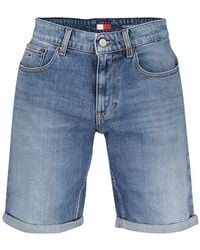 Tommy Hilfiger - Blu Cotton Men's Short Jeans - Lyst