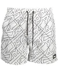 KARL LAGERFELD - Polyester Swim Boxer - Lyst