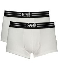 Roberto Cavalli - White Cotton Men's Boxer Briefs - Lyst