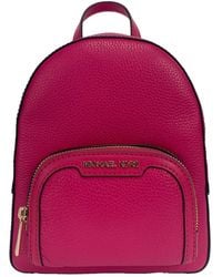 Michael Kors - Jaycee Mini Xs Pebbled Leather Zip Pocket Backpack Bag - Lyst