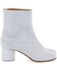 Maison Margiela - Leather Tabi Ankle Boots - Lyst
