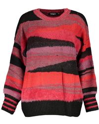 Desigual - Chic Turtleneck Sweater With Contrast Details - Lyst
