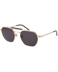 Lozza - Gold Metal Sunglasses - Lyst